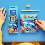 Sea Life 6 Jumbo Color Pencils
