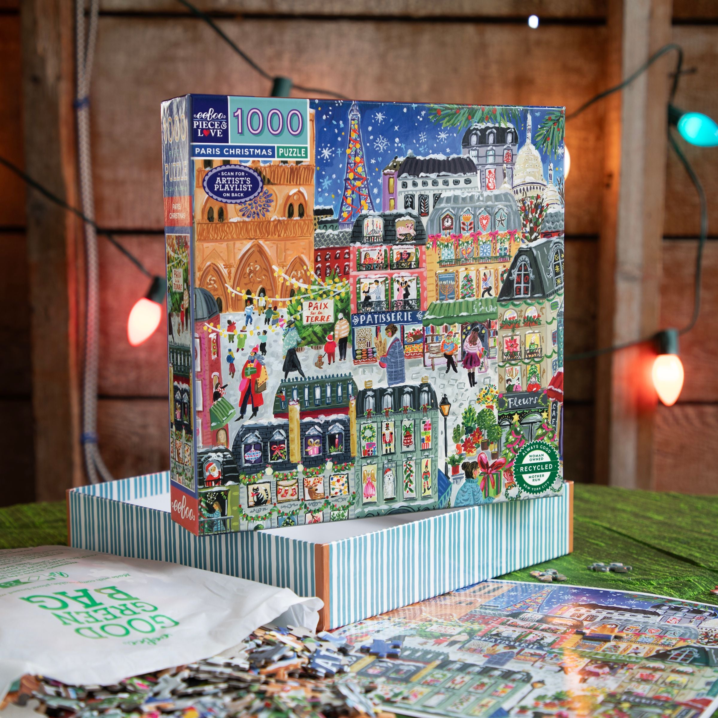Paris Christmas 1000 Piece Puzzle