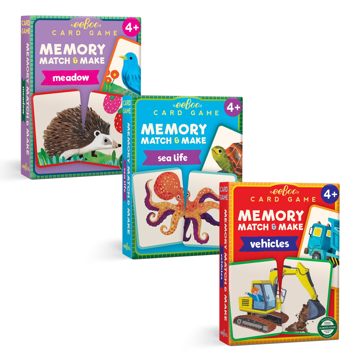 Memory Match & Make Card Games