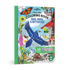 Bugs, Birds, & Butterflies Fold-Out Coloring Book