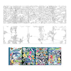 Under the Sea Fold-Out Coloring Book