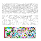 Fold-Out Coloring Book - Fairies and Tales