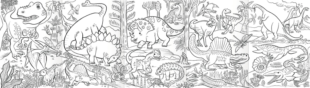 Dinosaurs Biggie Mini Mural Bundle (6) by eeBoo | Unique Fun Gifts