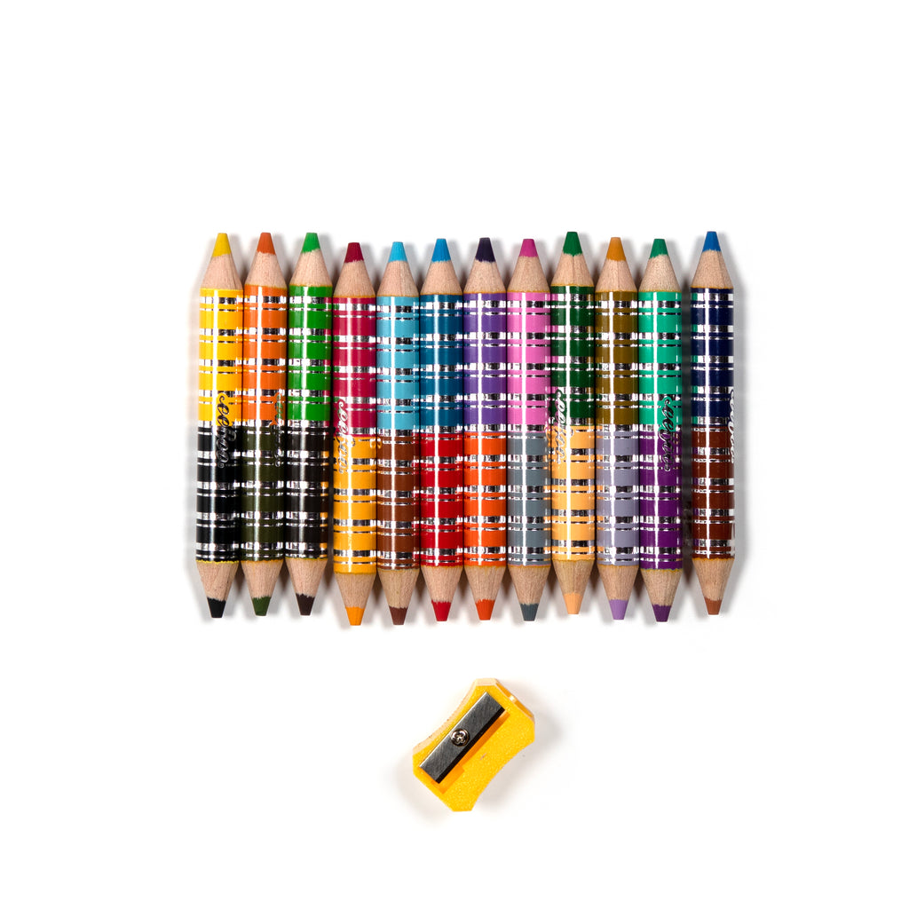 Woodland Friends 12 Double-Sided Biggie Pencil Assortment