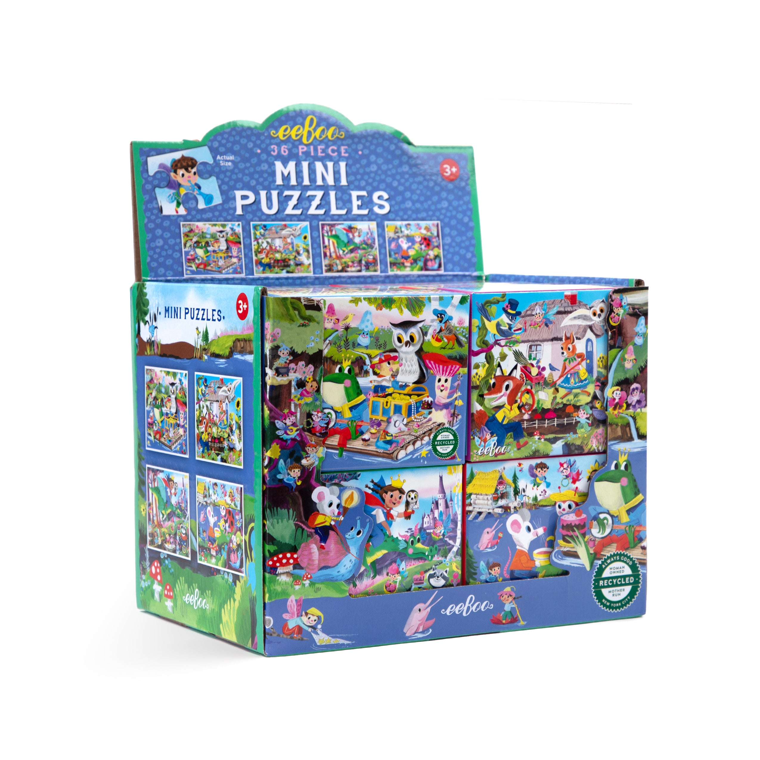 Fairies & Tales Mini Puzzle Assort (16 units)