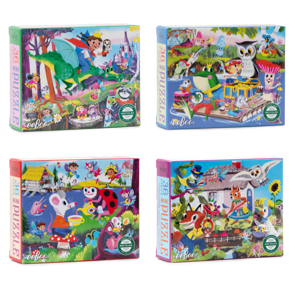Fairies & Tales Mini Puzzle Assort (16 units)
