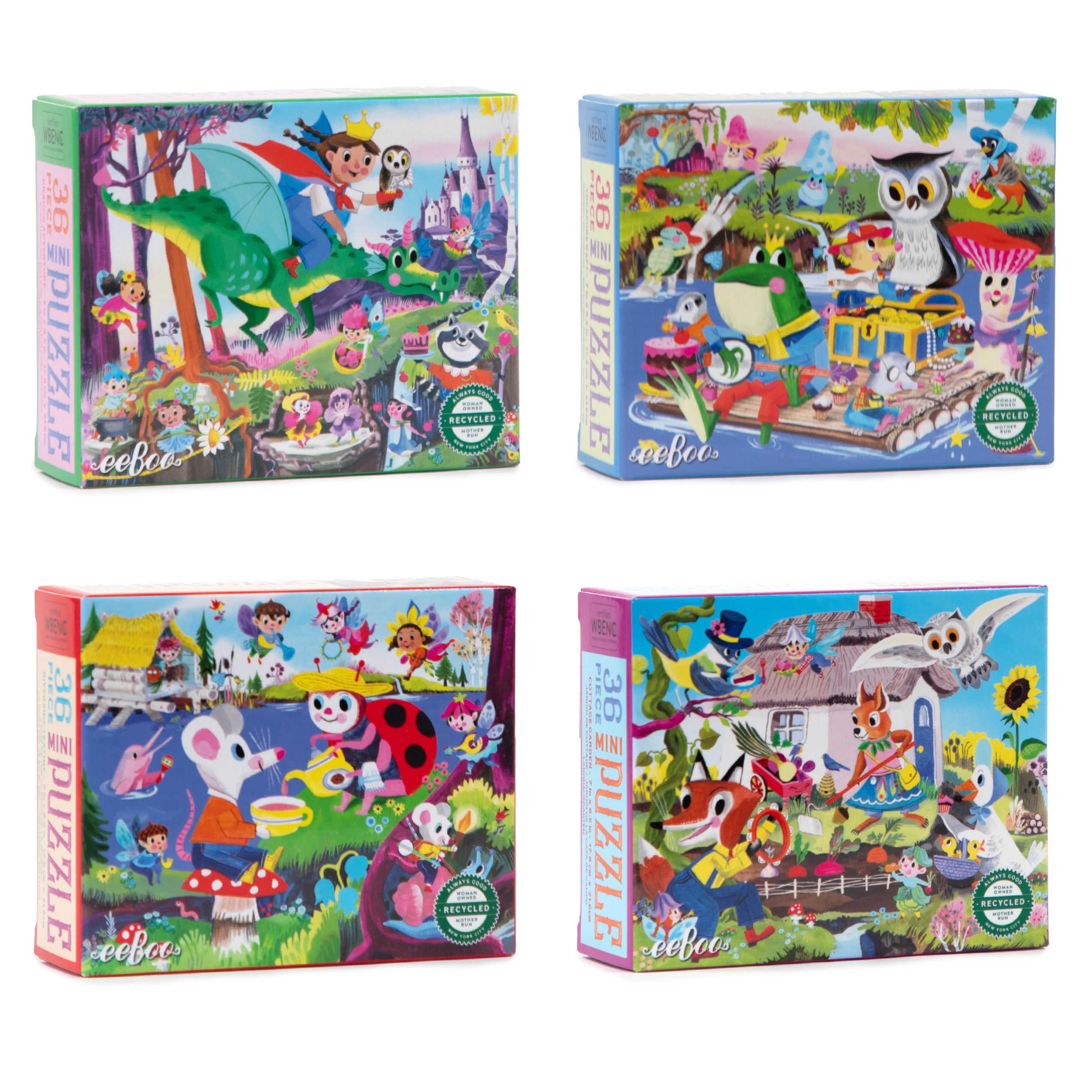 Fairies & Tales Mini Puzzle Assort (16 units)
