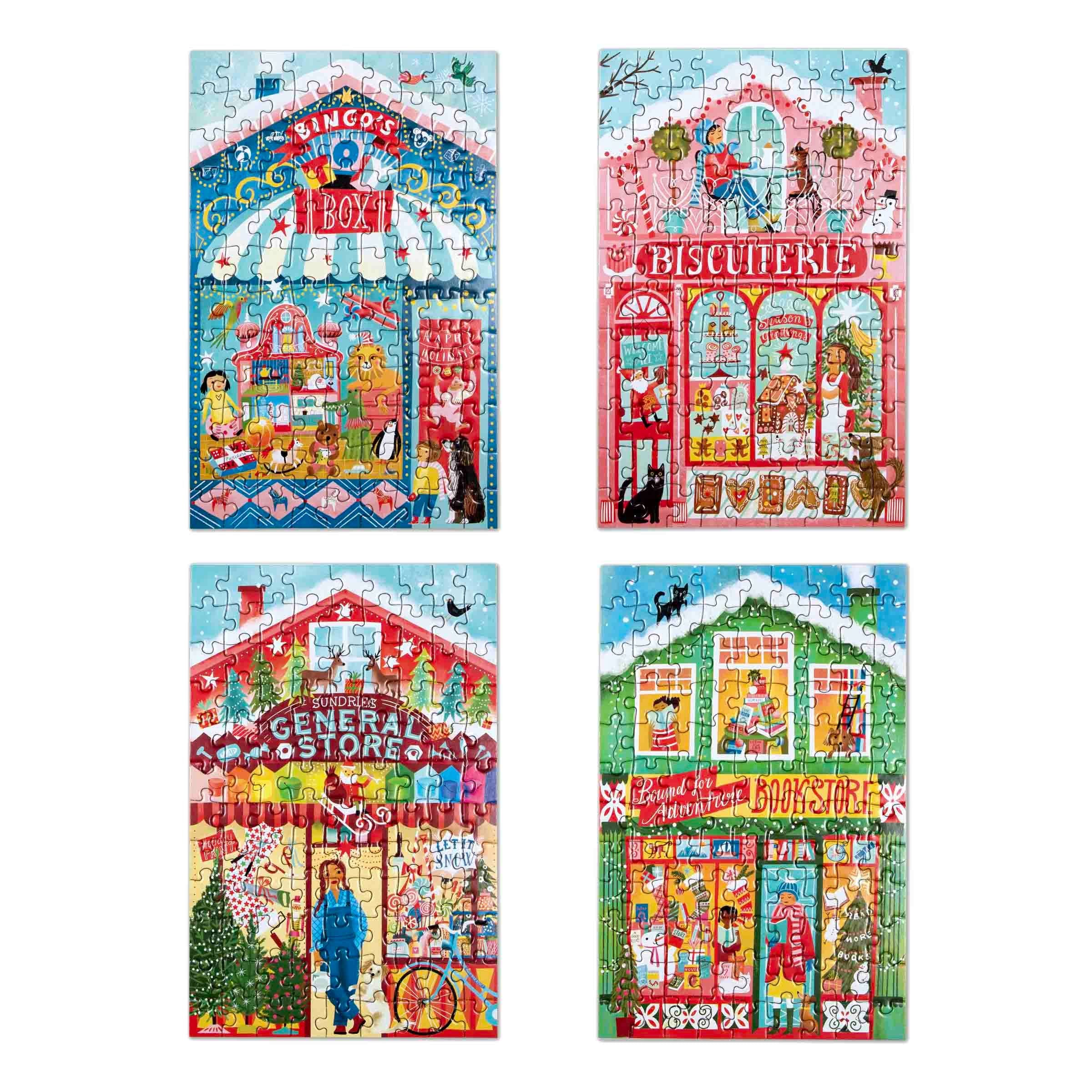 Christmas Market 100 Piece Puzzle Assortment (8)