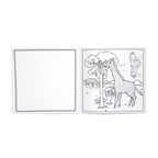 Wild Animals Square Coloring Book
