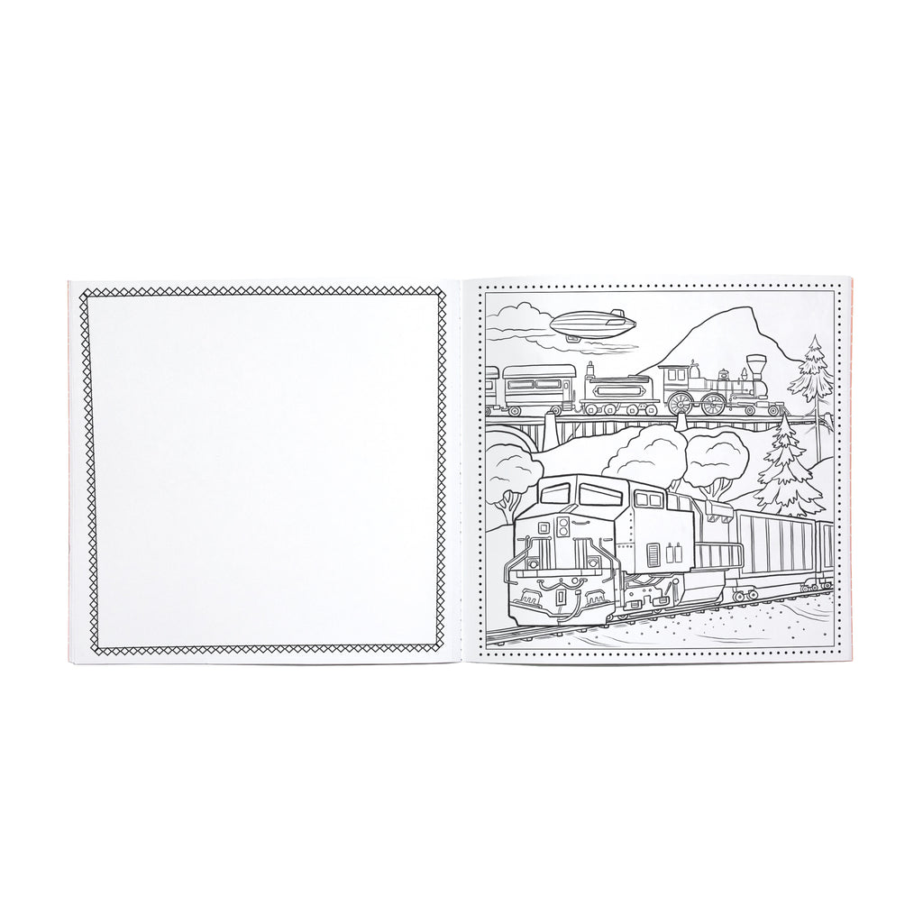 Construction Square Coloring Book