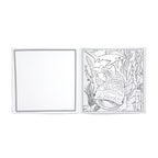 Sea Life Square Coloring Book