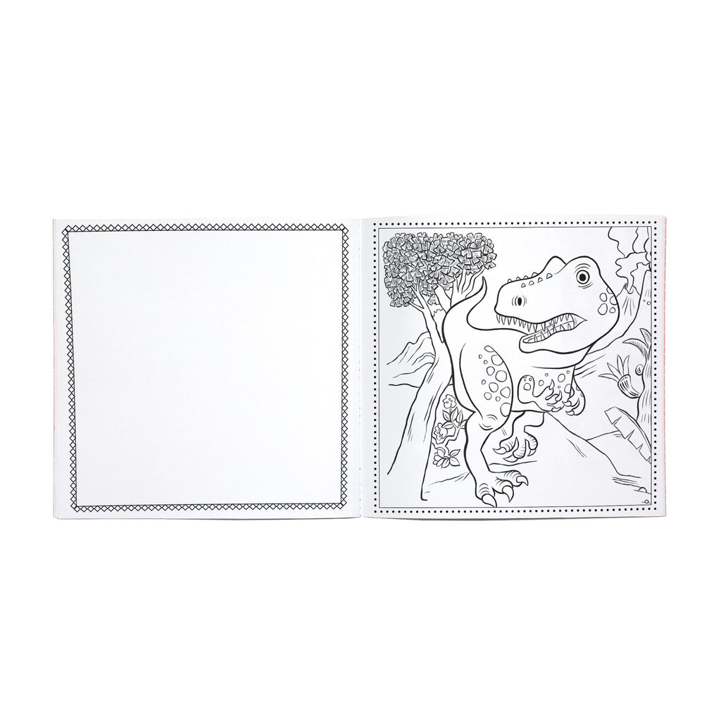 Dinosaur Square Coloring Book