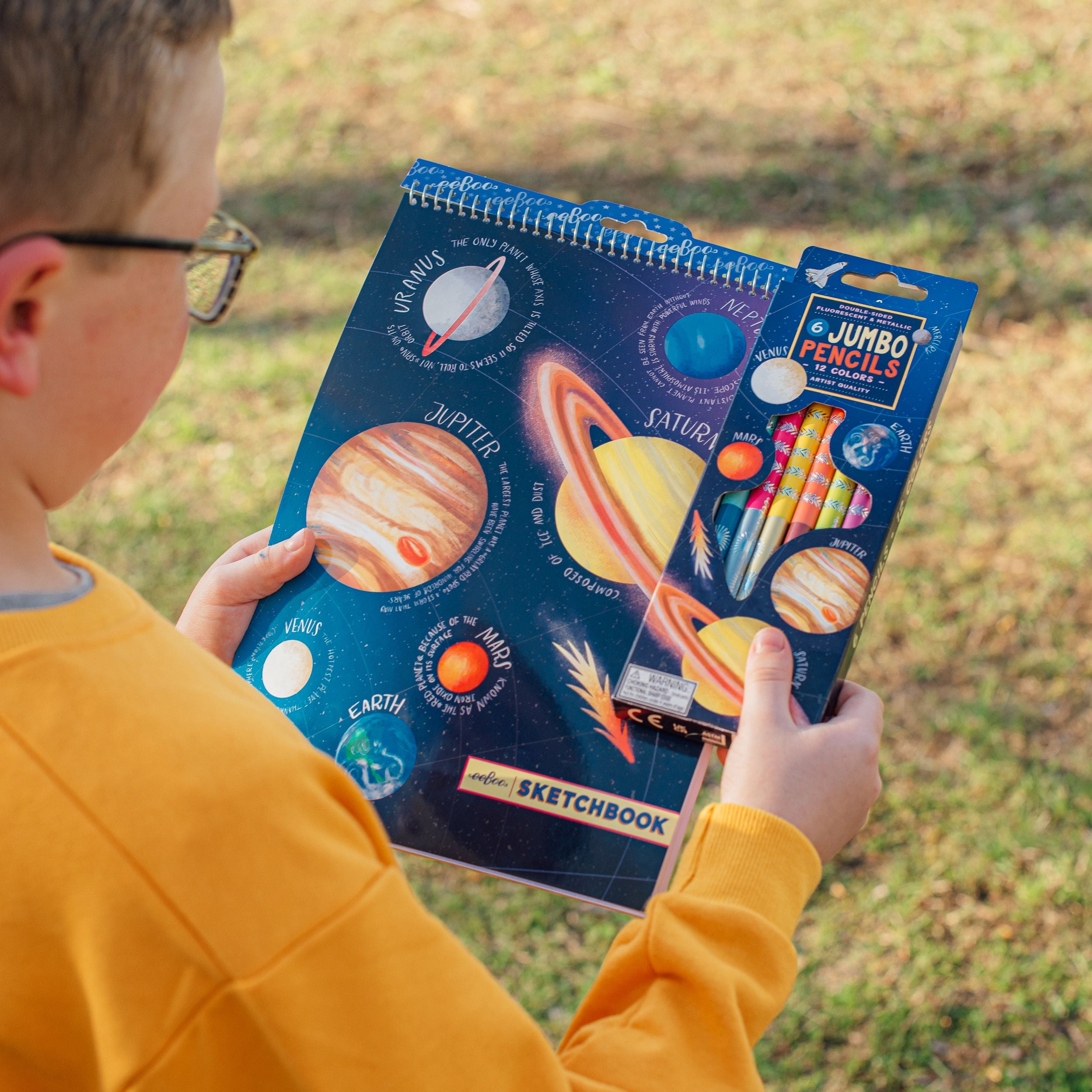 Our Planets 6 Jumbo Color Pencils