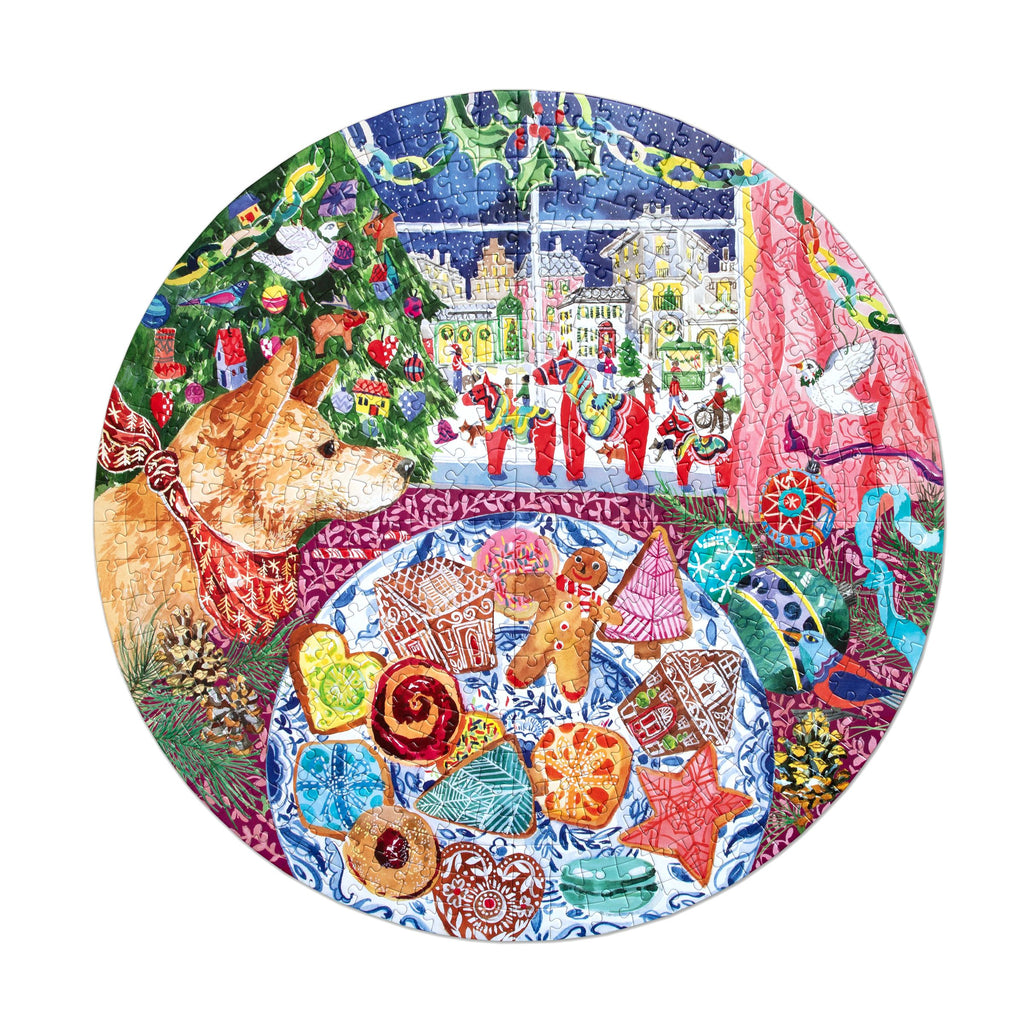 Christmas Cookies 500 Round Puzzle
