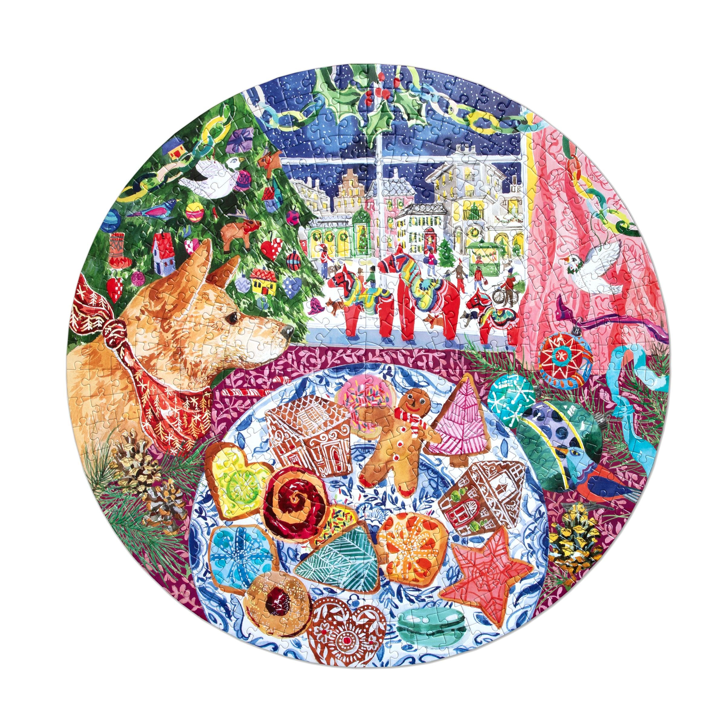 Christmas Cookies 500 Round Puzzle