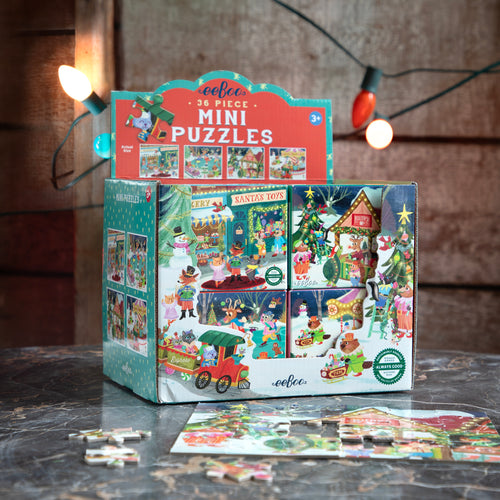 BACK ORDER Christmas Village Mini Puzzle Assortment (16)