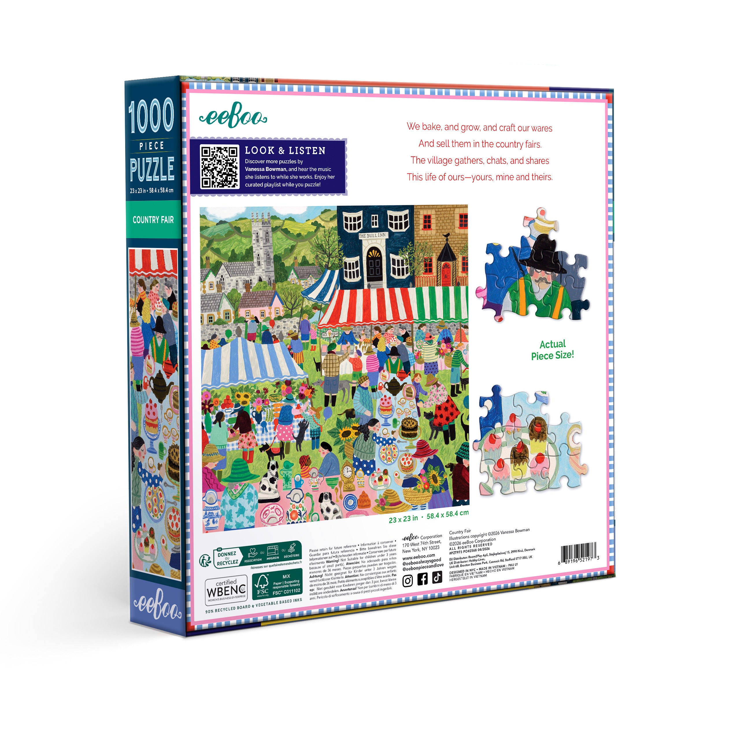 Country Fair 1000 Piece Puzzle
