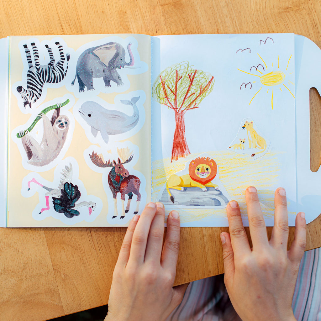 Wonderful Animals Stickers Book