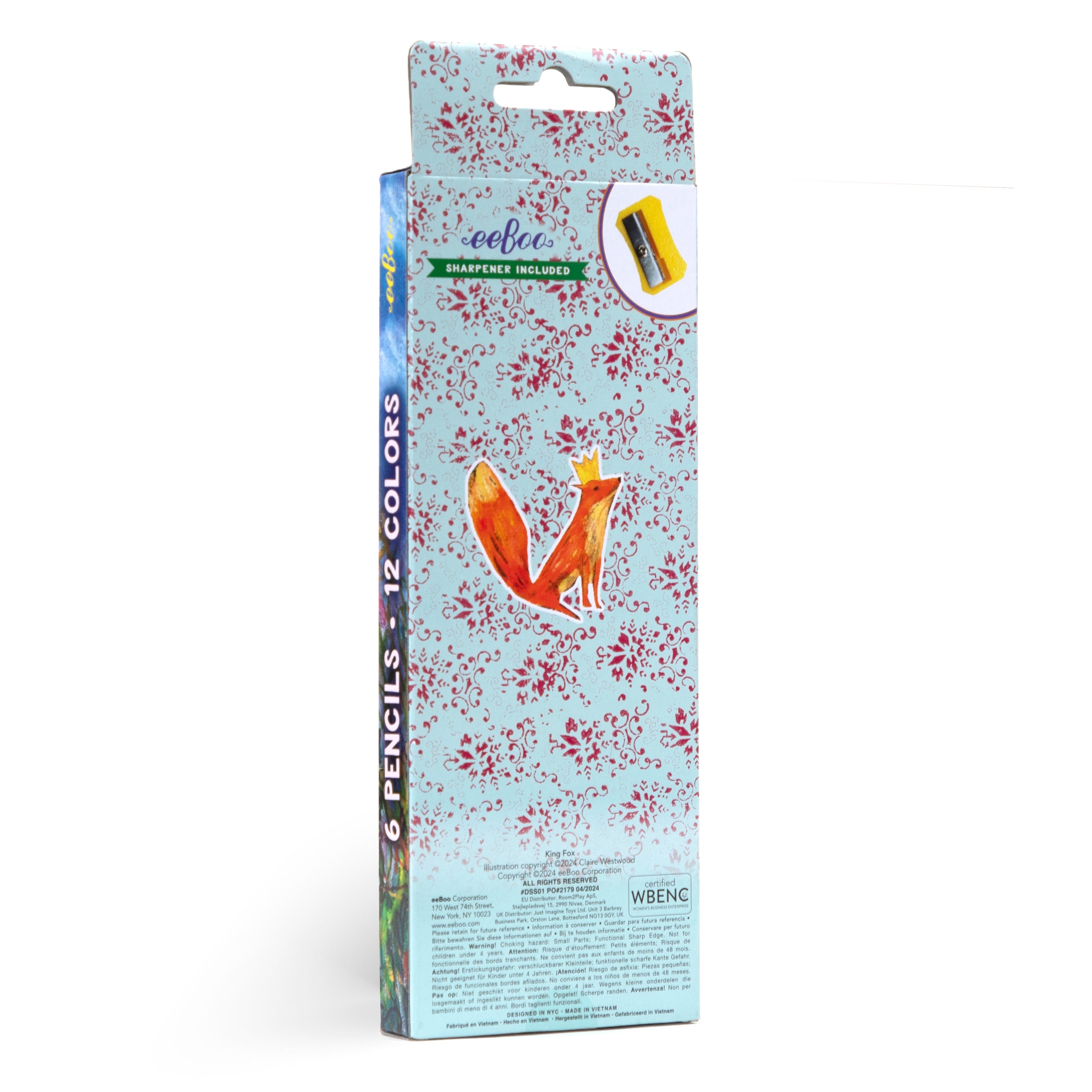 King Fox 6 Jumbo Pencils