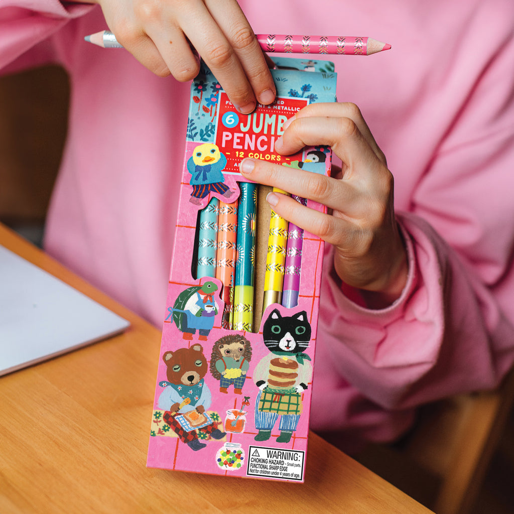 Sweet Celebration 6 Jumbo Pencils