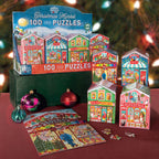 Christmas Market 100 Piece Puzzle Assortment (8)