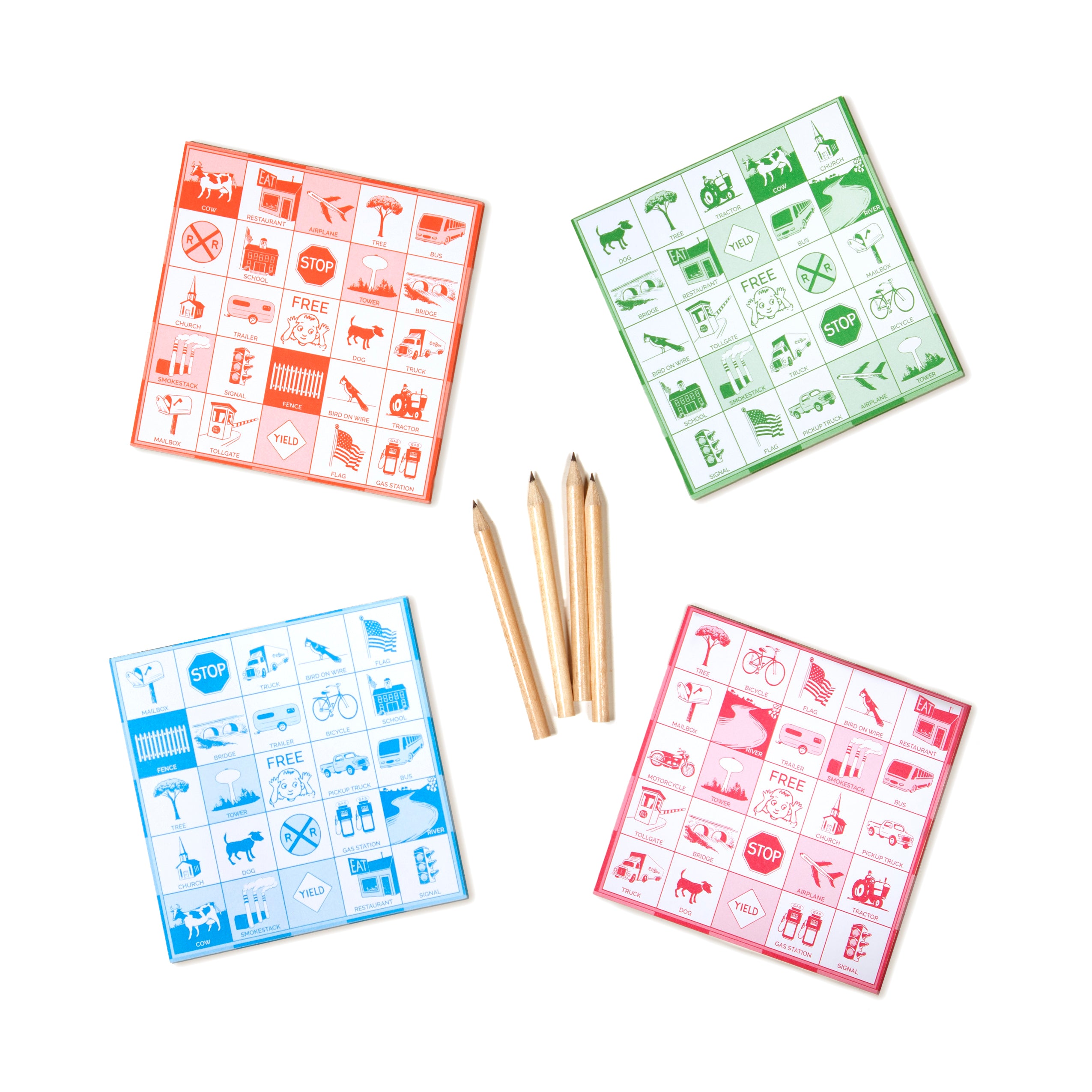 Back-Order Travel Bingo