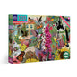 Jigsaw puzzle box featuring a colorful illustration of pollinators and flowers