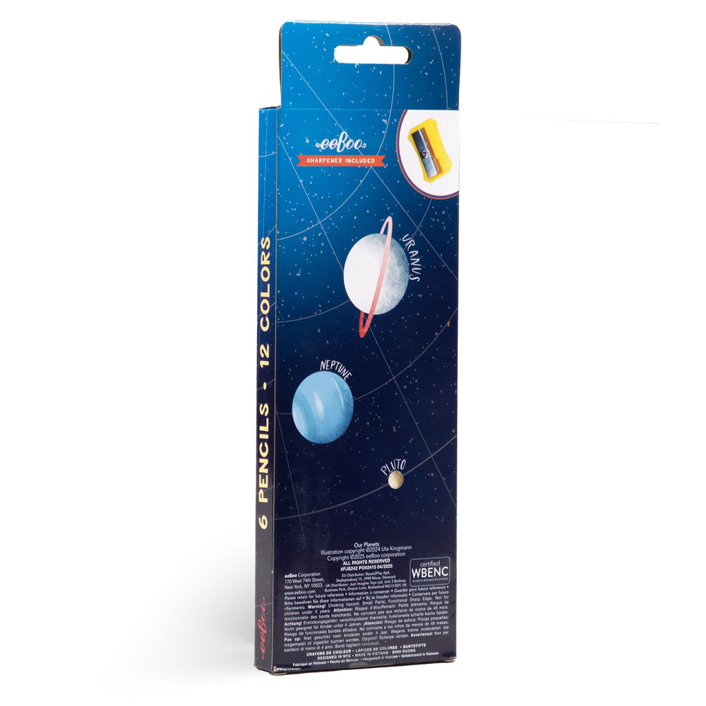 Our Planets 6 Jumbo Color Pencils