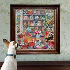 English Cottage Library 1000 Piece Puzzle