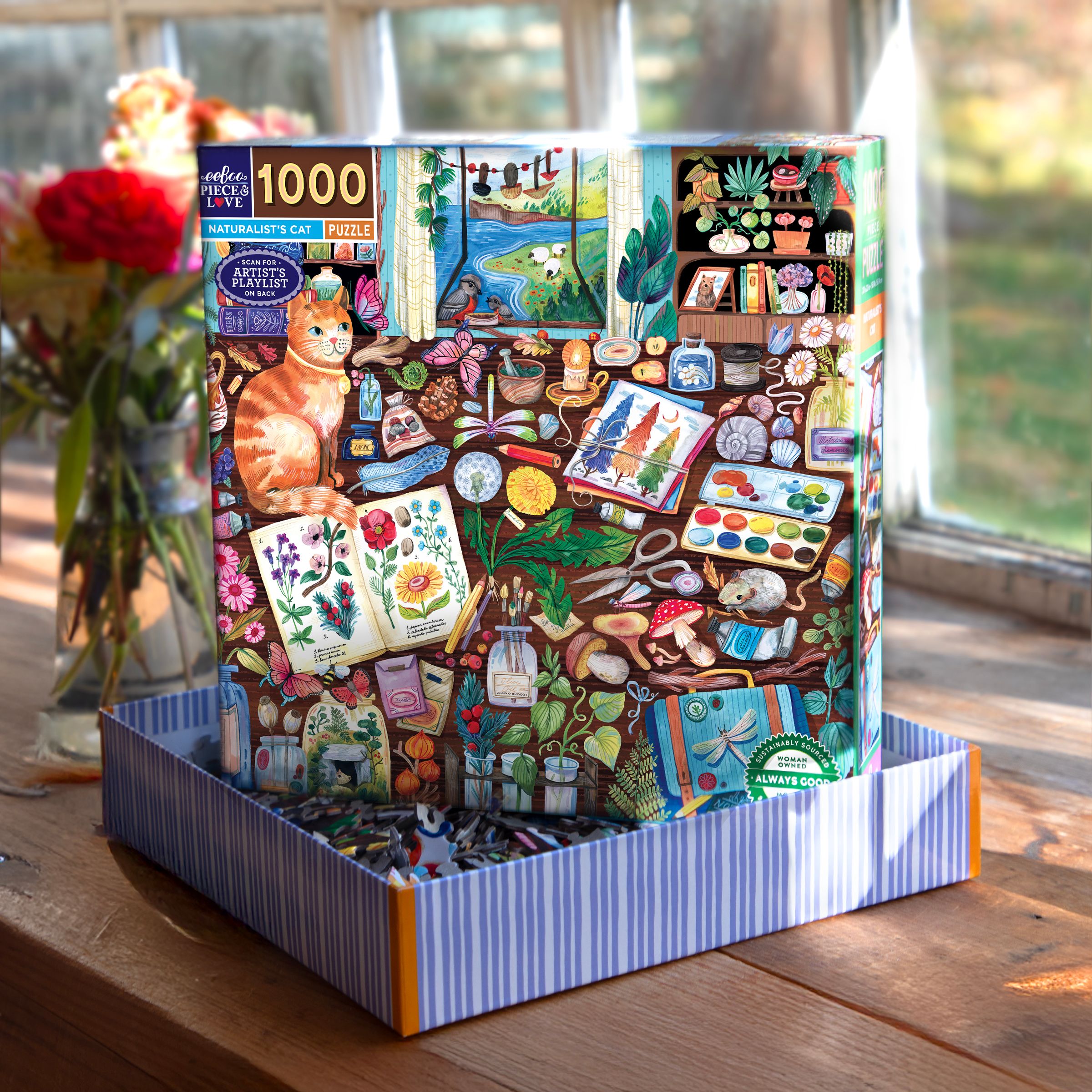 Naturalists_Cat_1000_Piece_Puzzle