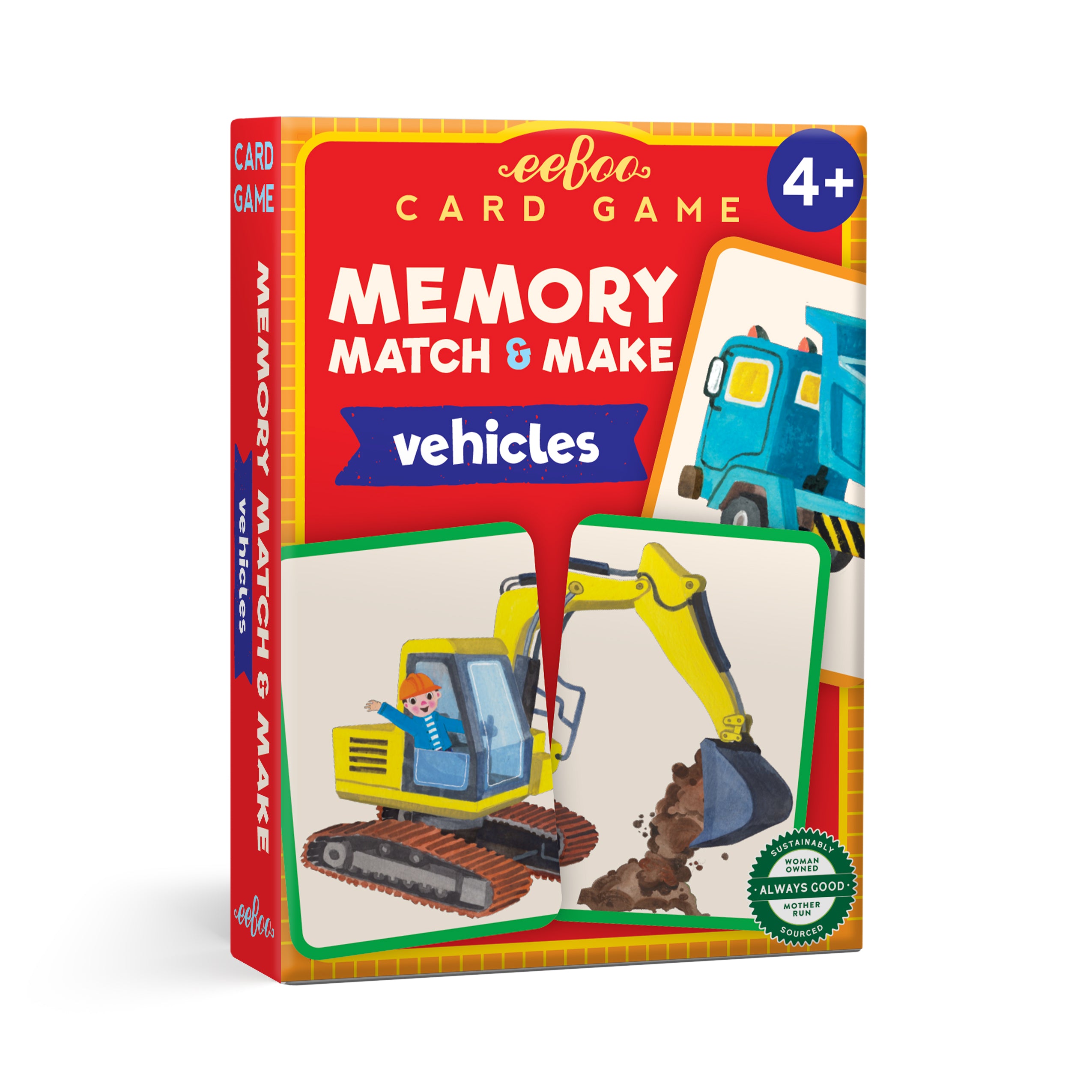 Vehicles Memory Match & Make