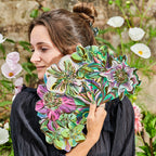 Artist Paper Fan Bundle Flowers (6)