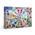 Love of Crystals & Gems 100 Piece Puzzle
