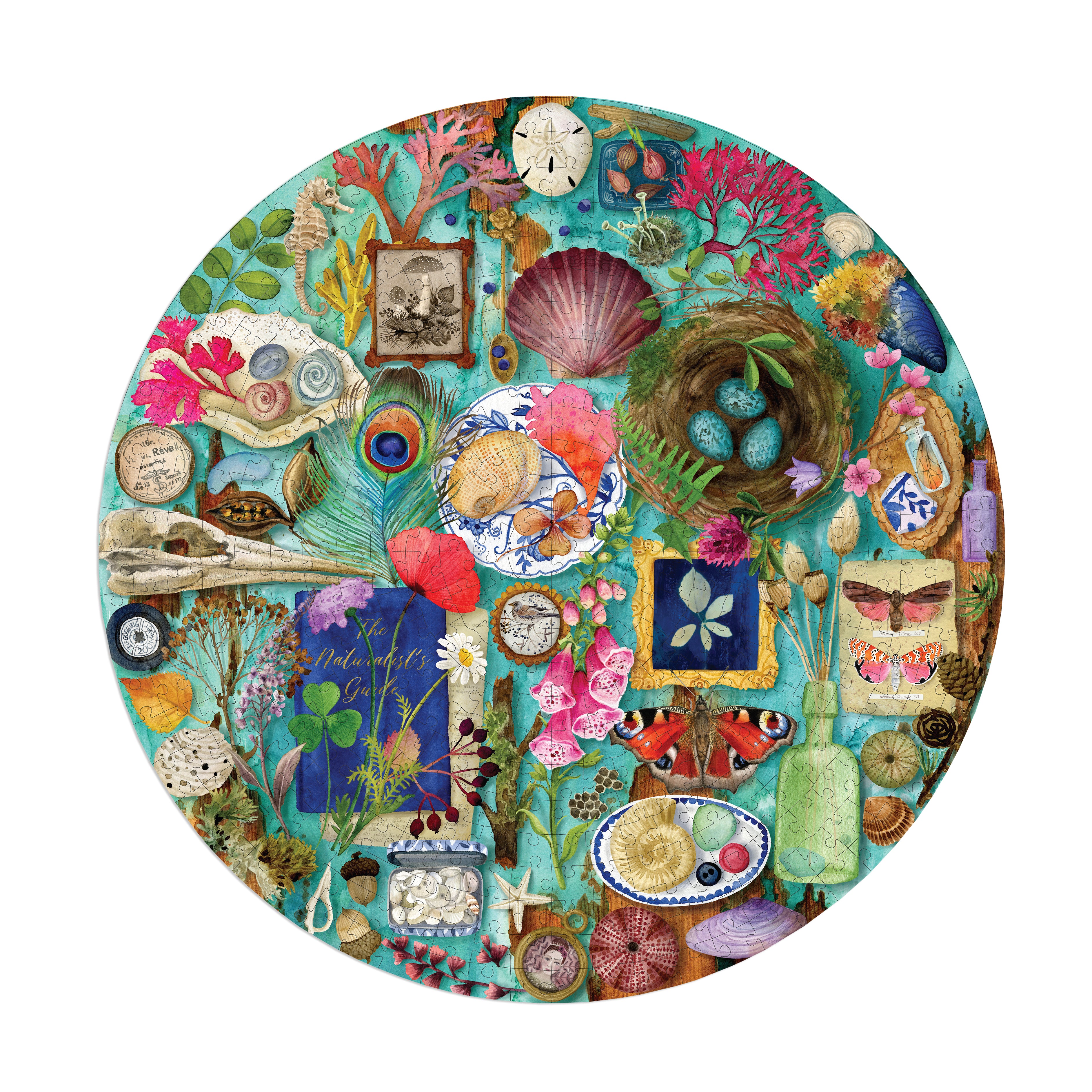 Collecting Nature 500 Piece Round Puzzle