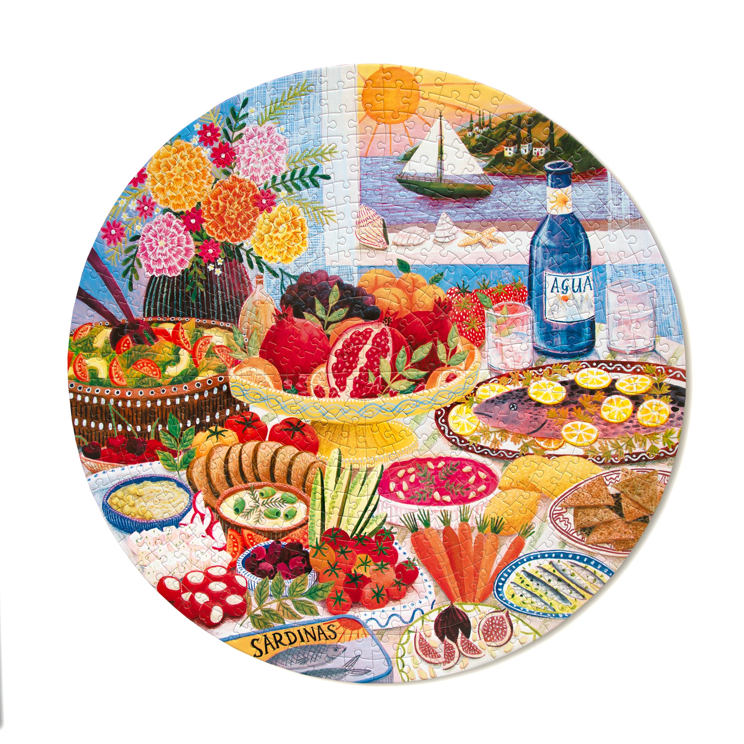 Mediterranean Table 500 Piece Puzzle