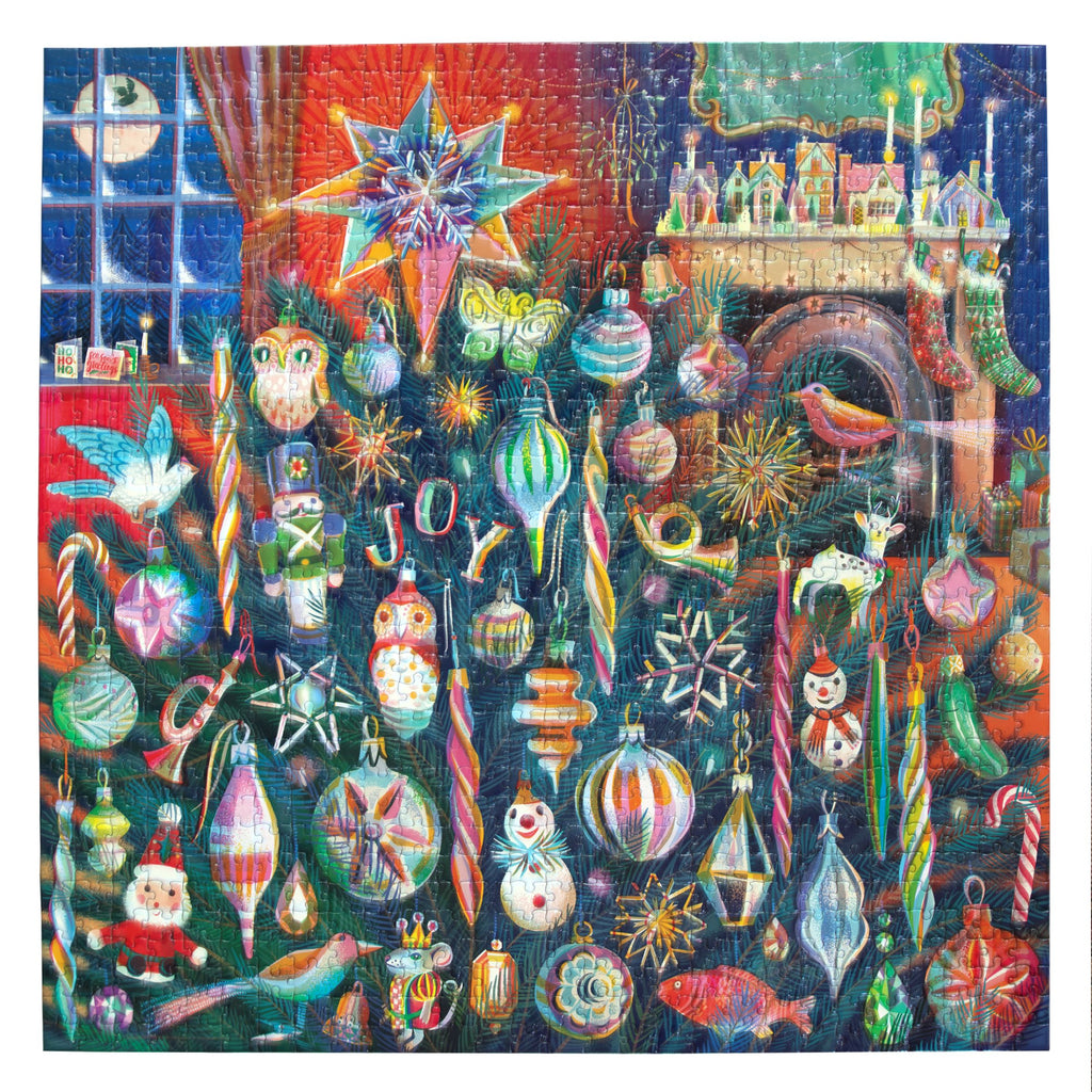 Holiday Ornaments 1000 Piece Puzzle