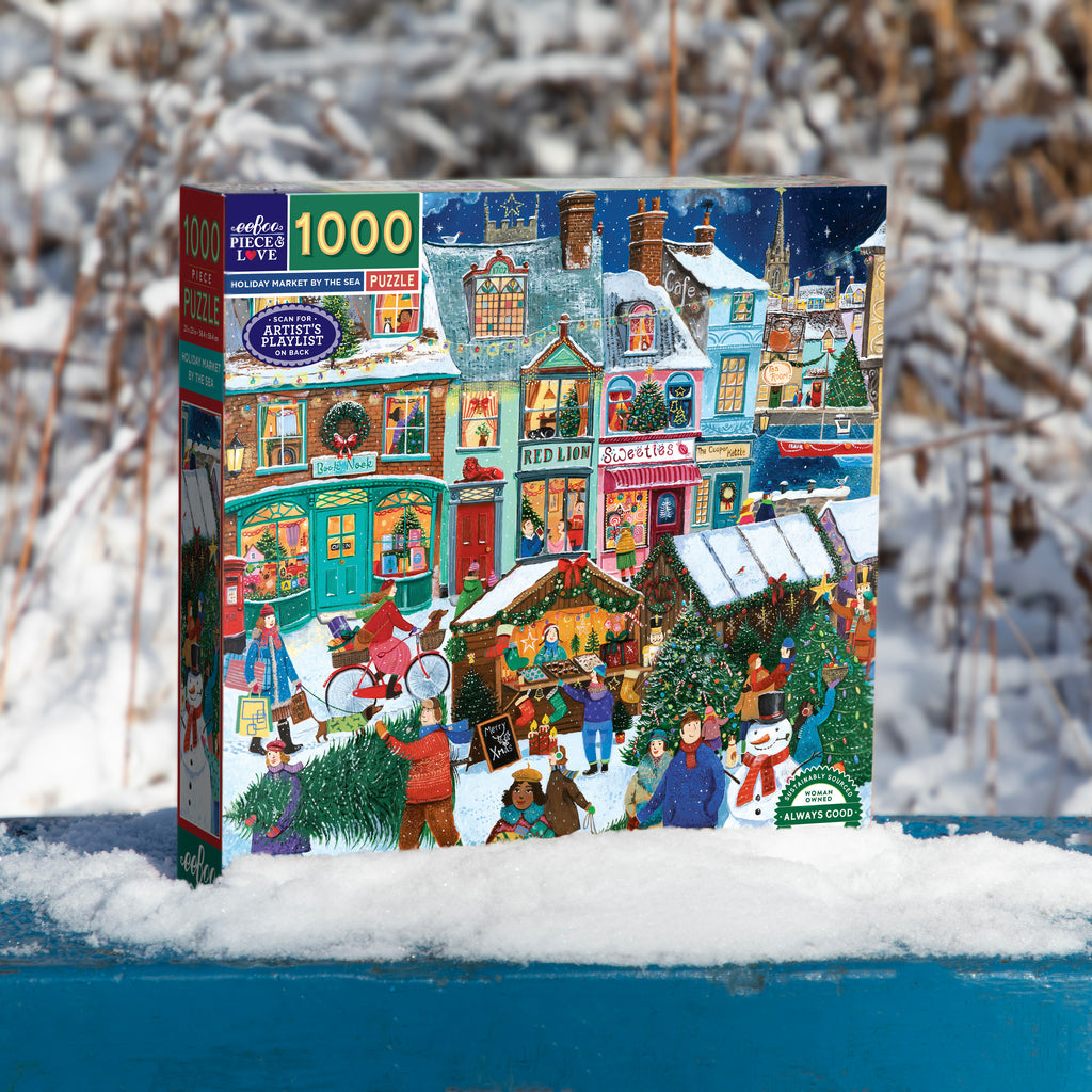 Holiday Market By the Sea 1000 Piece Puzzle