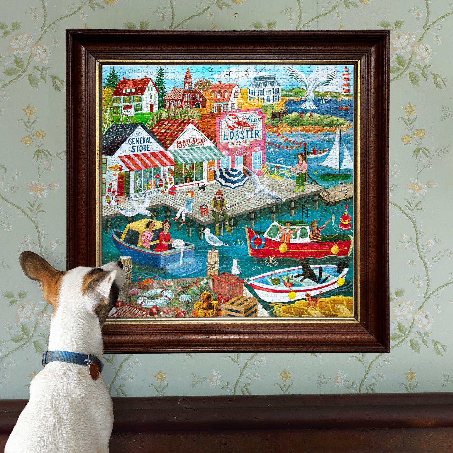 New England Wharf 1000 Piece Puzzle