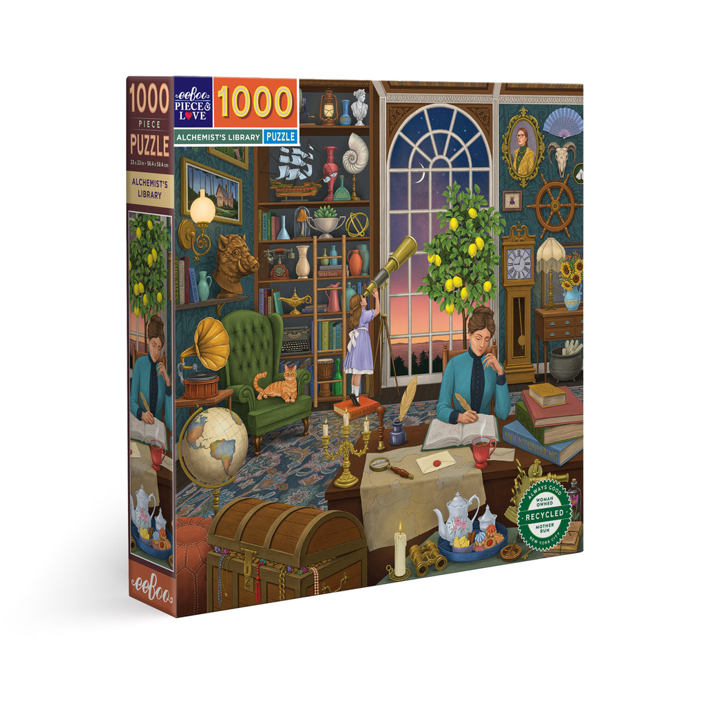 Alchemist's Library 1000 Piece Square Puzzle
