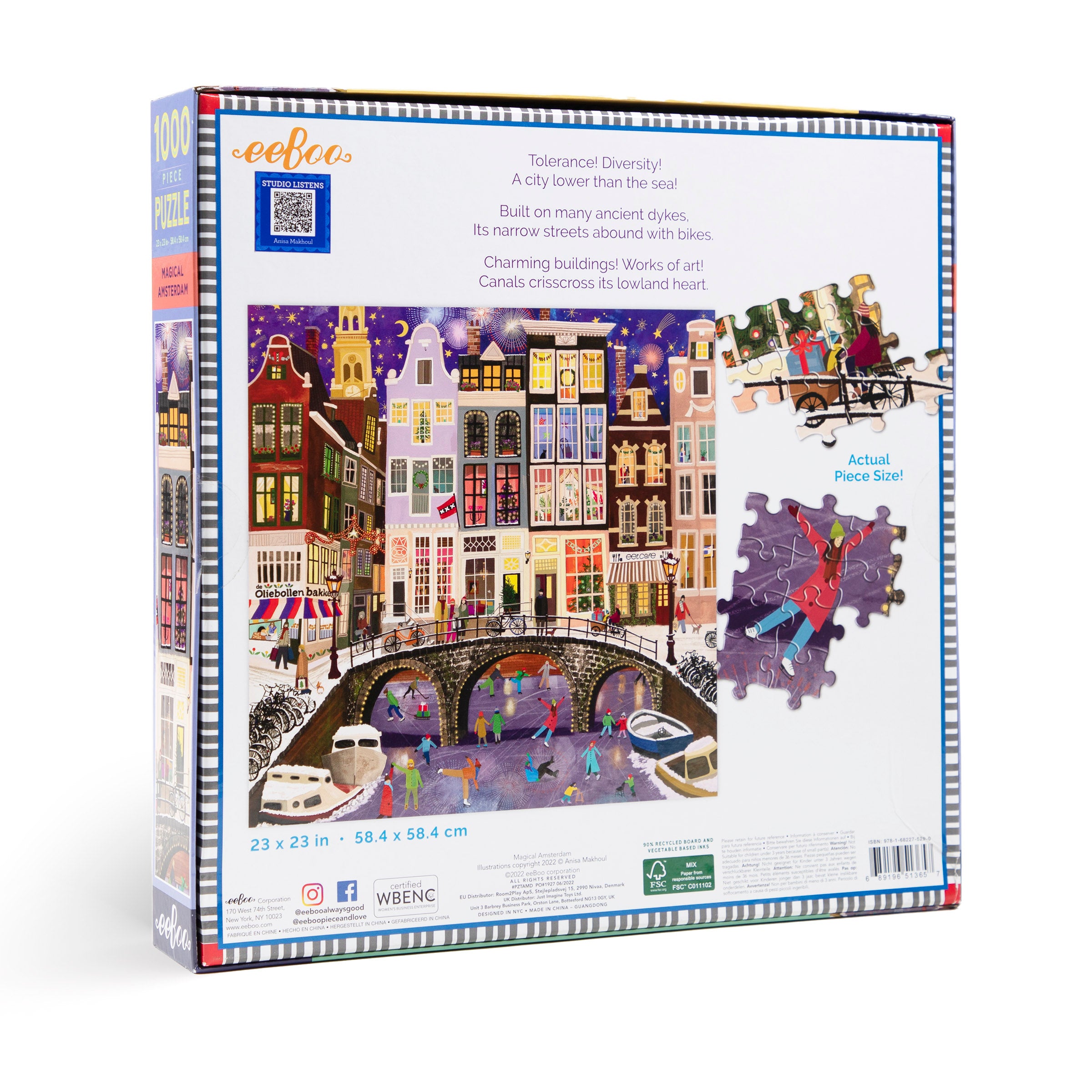 Magical Amsterdam 1000 Piece Puzzle (Pre-Book In-Stock)