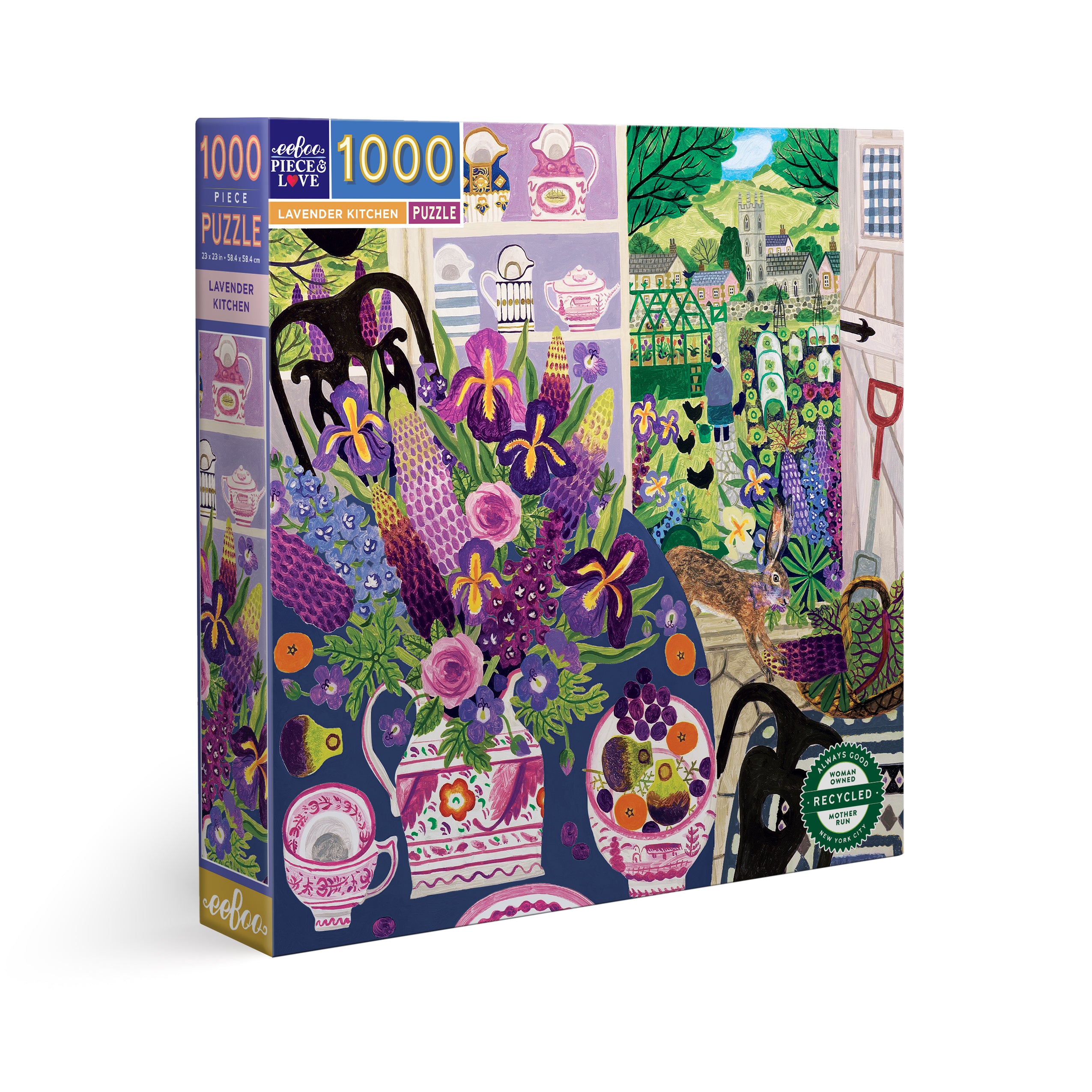 Lavender Kitchen 1000 Piece Square Puzzle