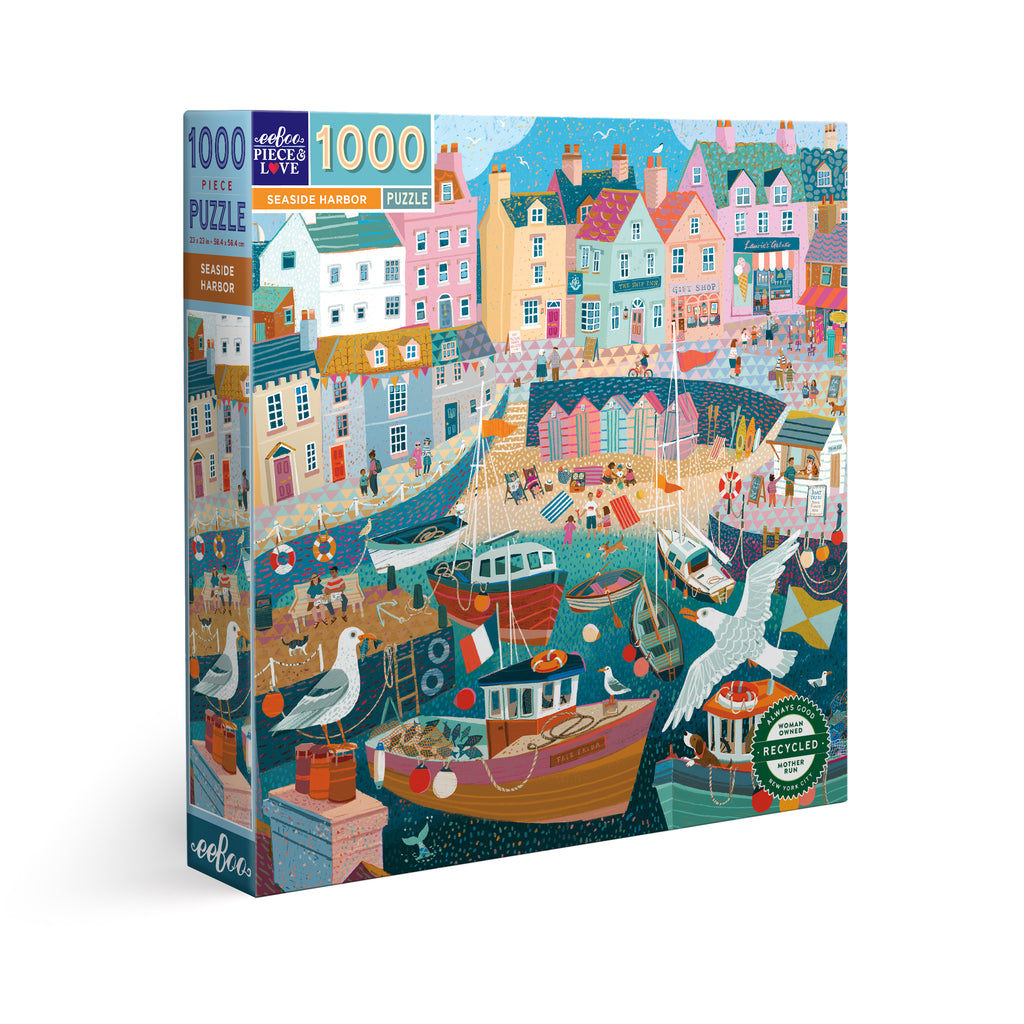Seaside Harbor 1000 Piece Square Puzzle