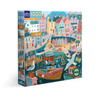 Seaside Harbor 1000 Piece Square Puzzle