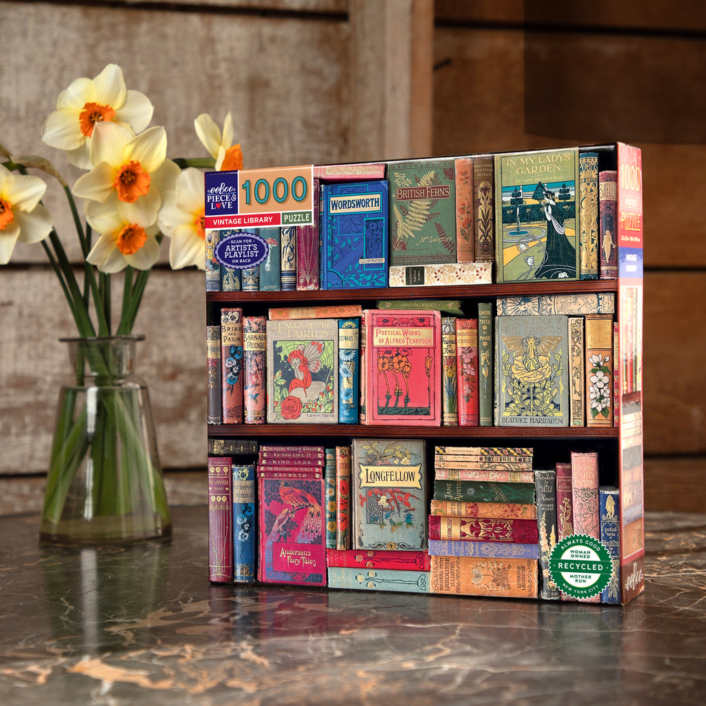 Vintage Library 1000 Piece Puzzle