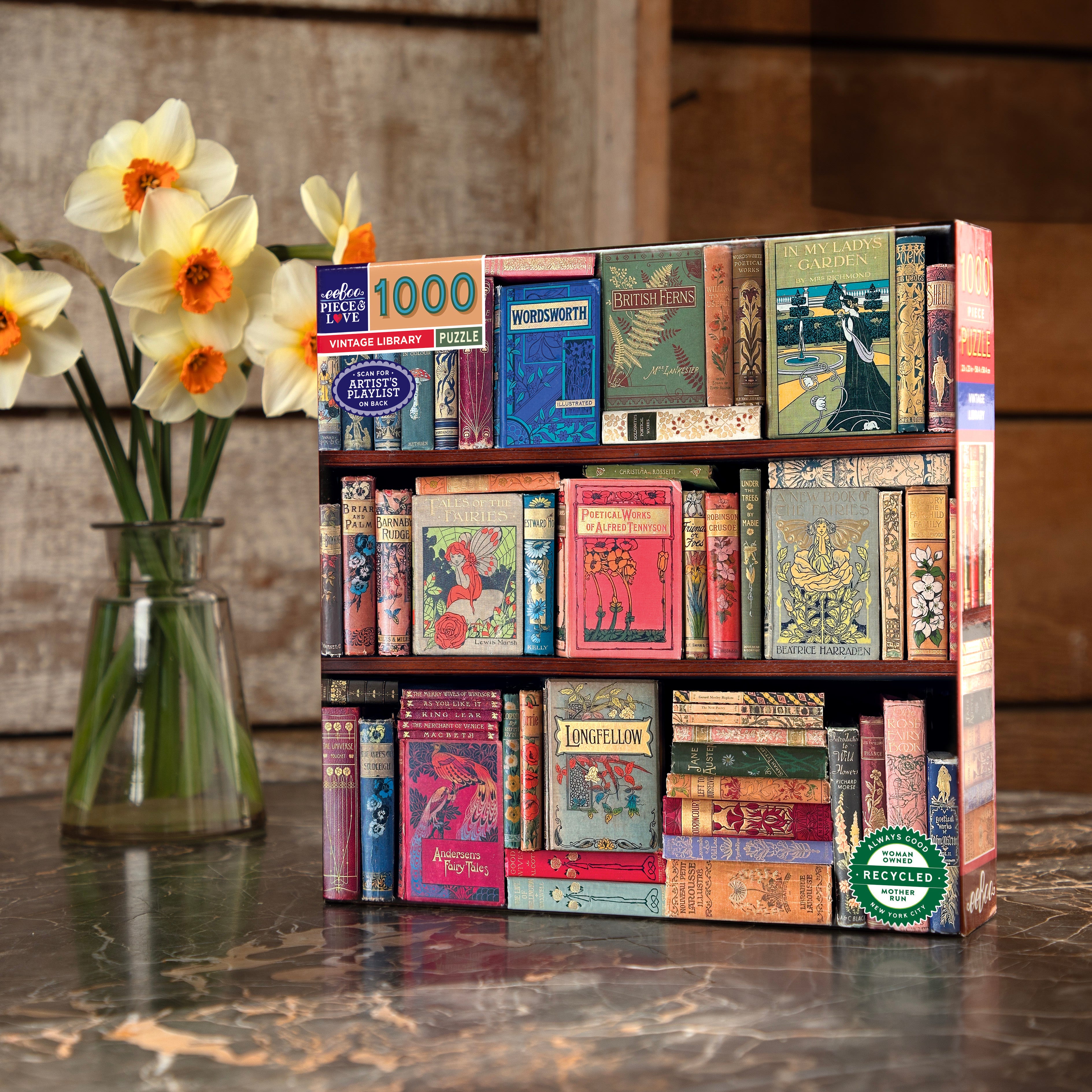 Vintage Library 1000 Piece Puzzle