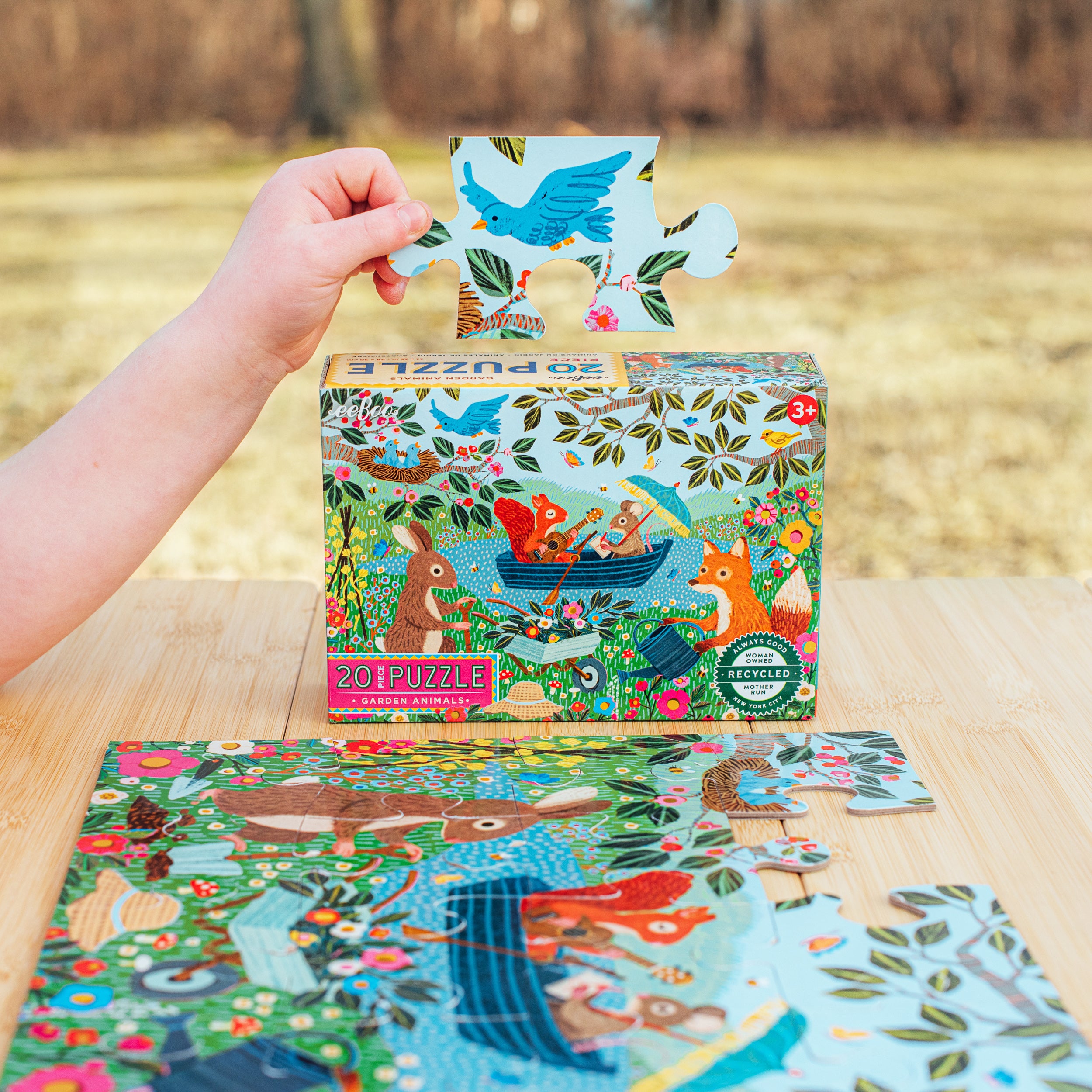 Garden Animals 20 Piece Puzzle