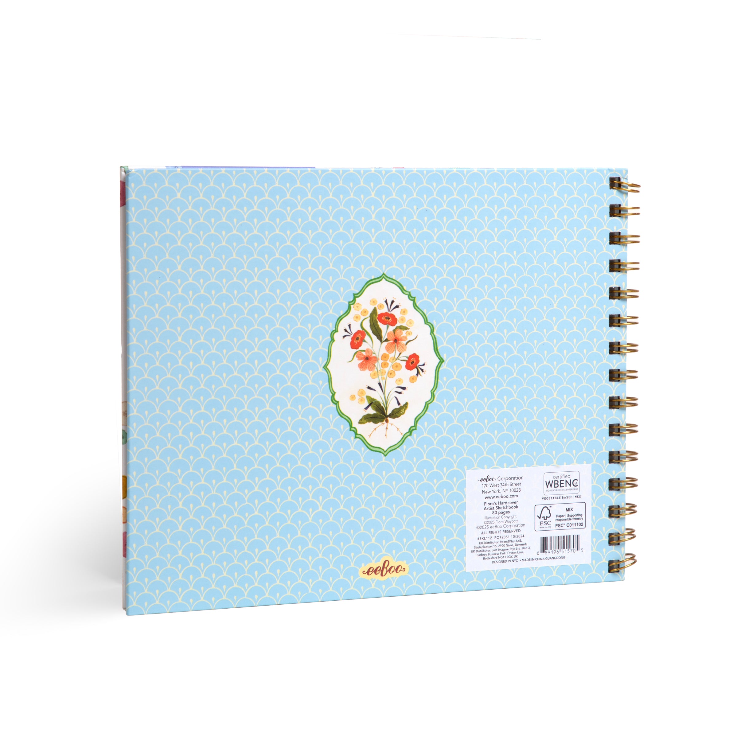 Flora's Hardcover Artist Sketchbook