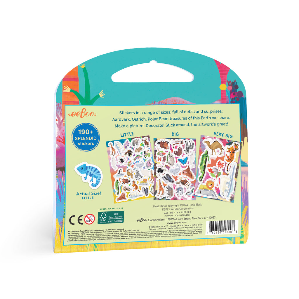 Wonderful Animals Stickers Book