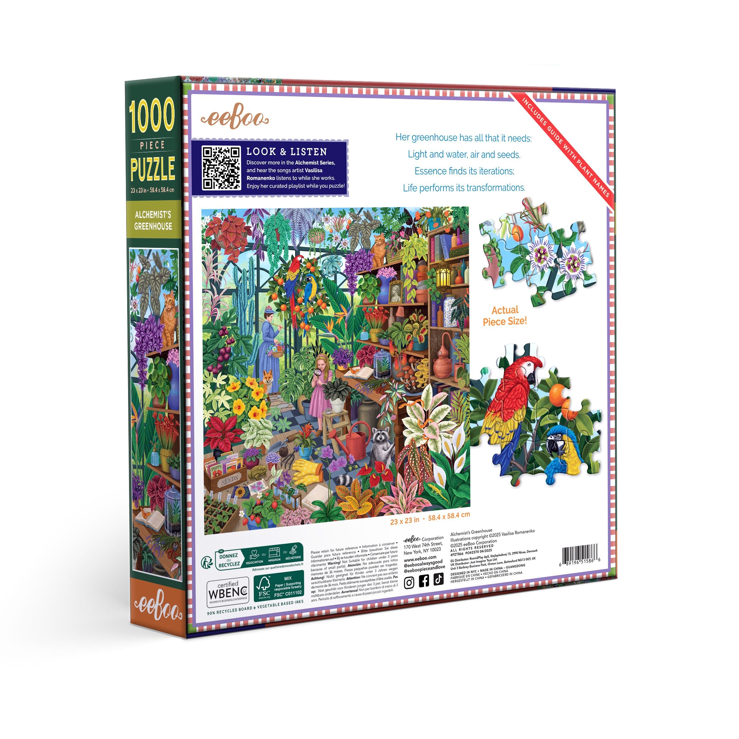 Alchemist's Greenhouse 1000 Piece Puzzle