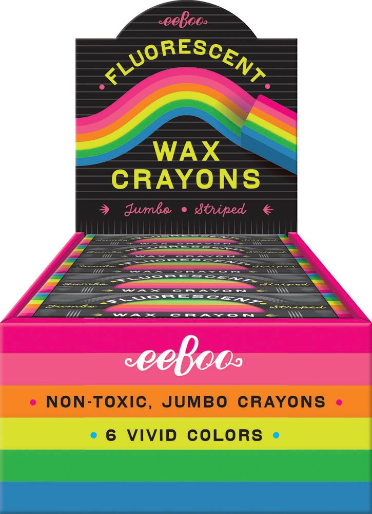 Fluorescent Jumbo Crayon Bundle (15)